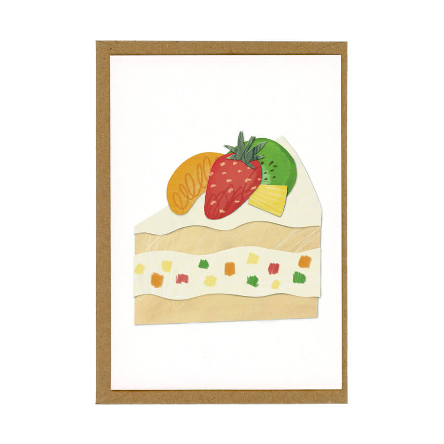 Fruit Cream Cake Card