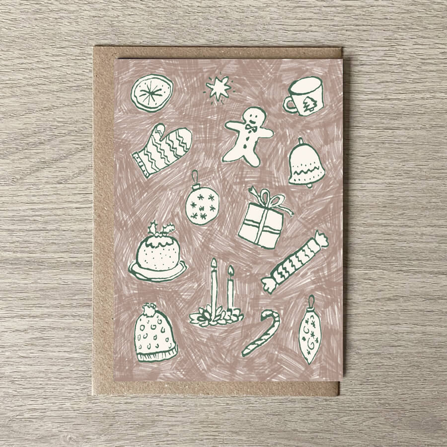 Winter Moments Christmas Greeting Card