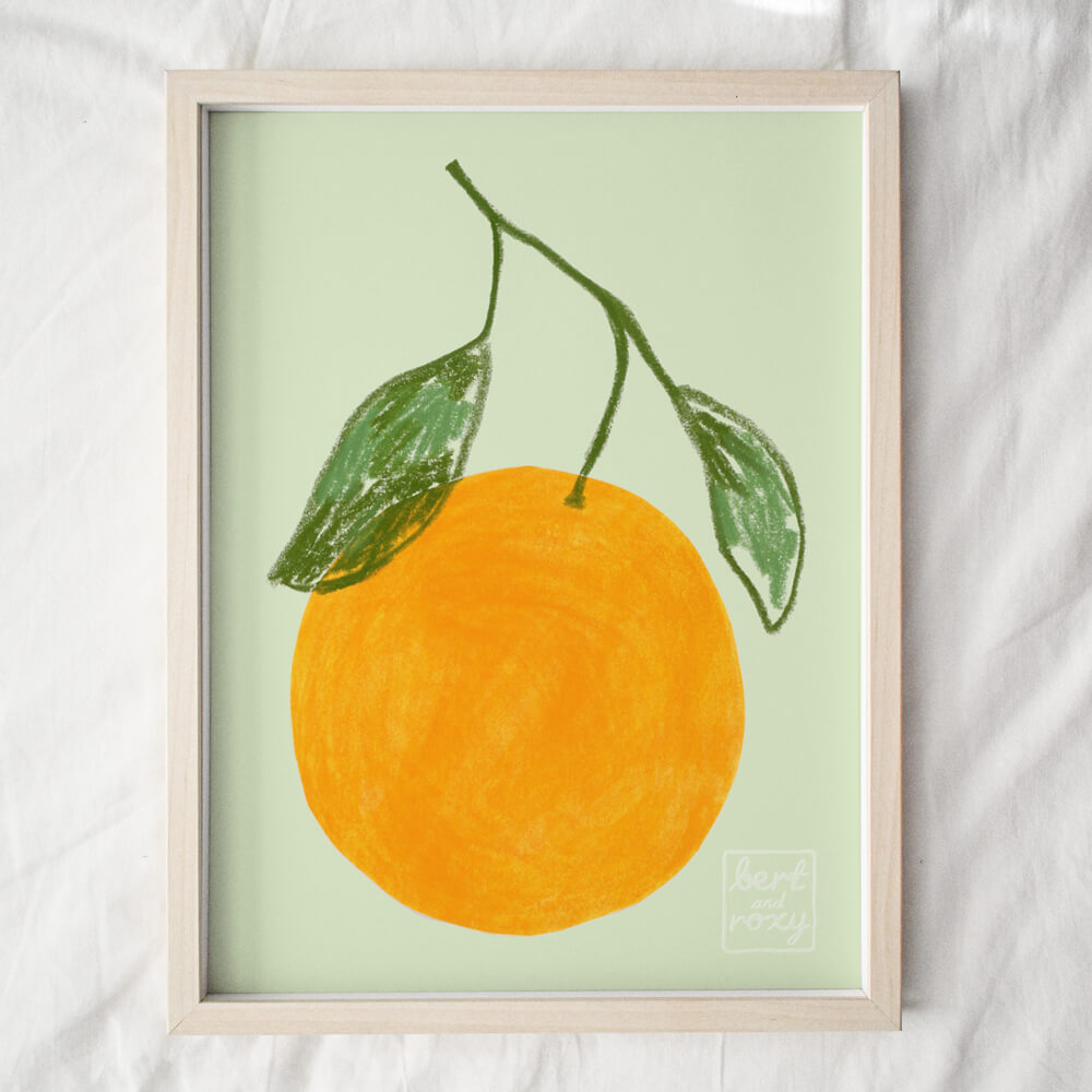 Big Orange Giclée