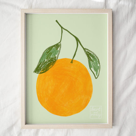 Big Orange Giclée
