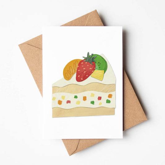 Fruit Cream Cake Card